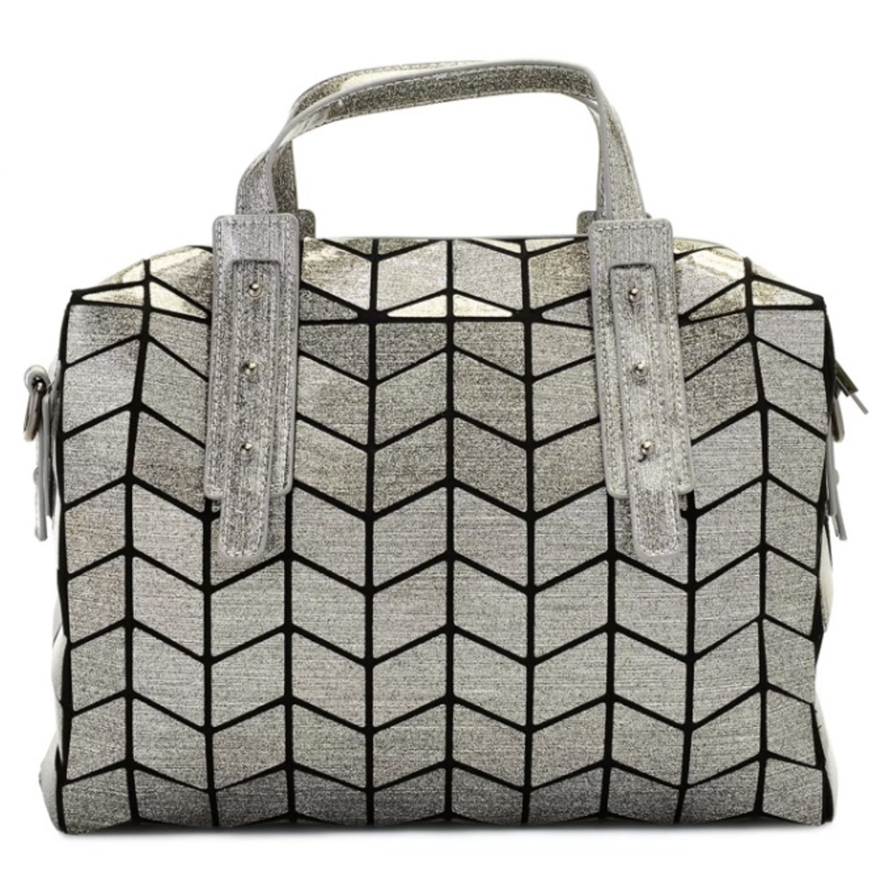 Patrizia Luca Glitter Geometric Duffle